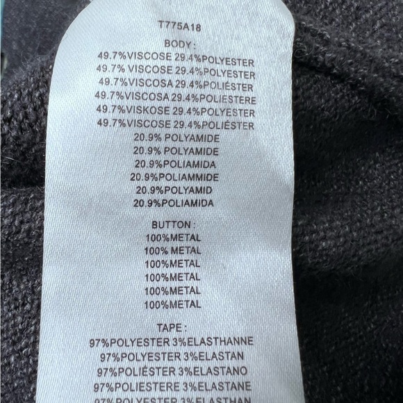 Molly Bracken Grey Crew Neck Sweater Size XS/S - Picture 7 of 9